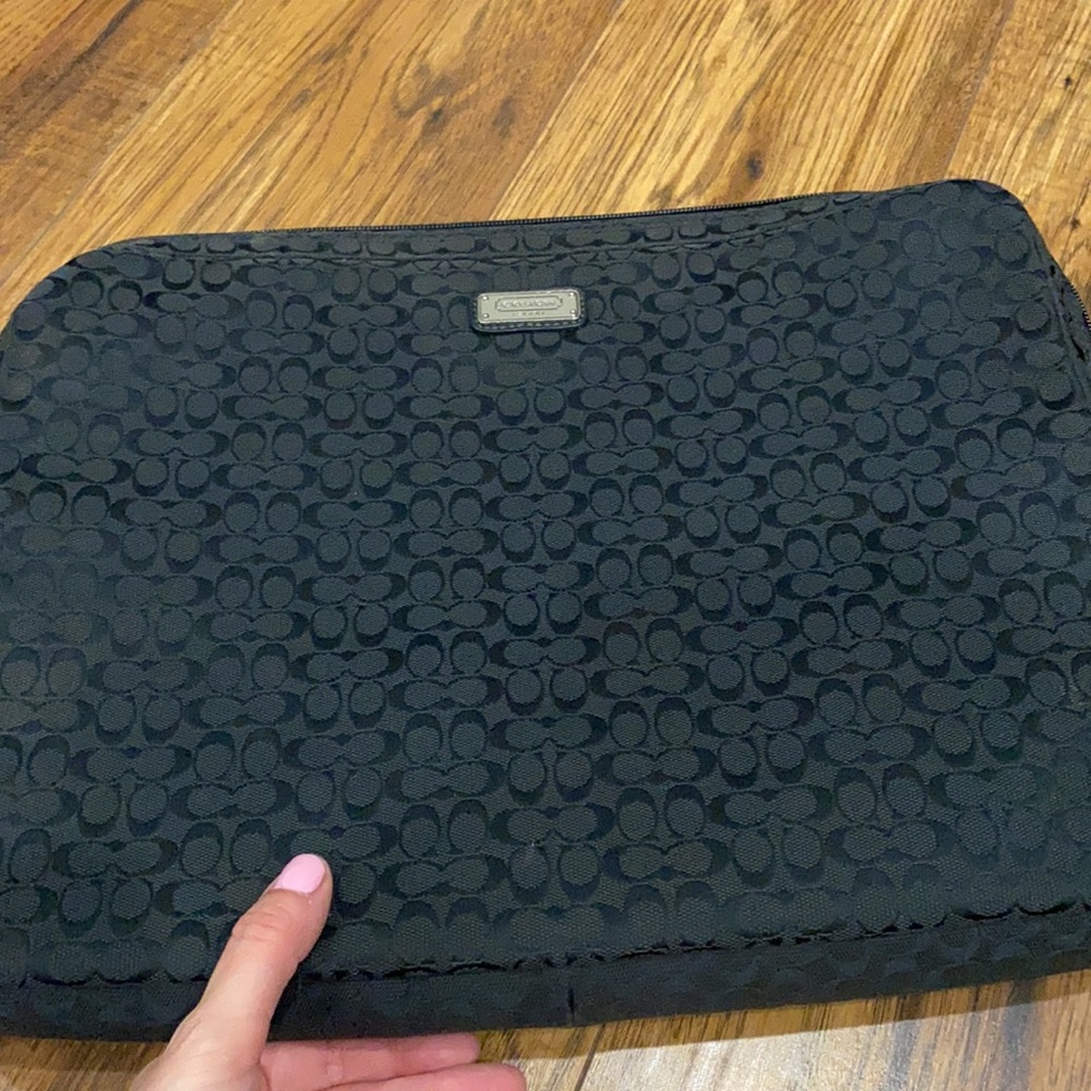 Coach laptop case